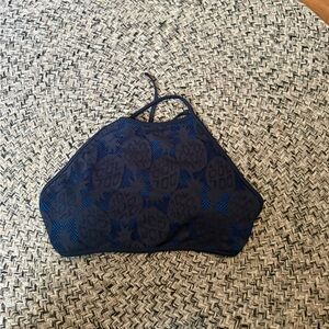 Aerie Blue and Navy Bikini Top